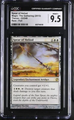 SPEAR OF HELIOD Theros Foil Rare CGC 9.5 MTG [Nostalgium] - Image 1 of 2