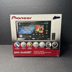 Pioneer AVH-X4600BT Bluetooth 7" DVD CD iPhone Android Pandora USB AM FM Aux 6Ch - Picture 1 of 8