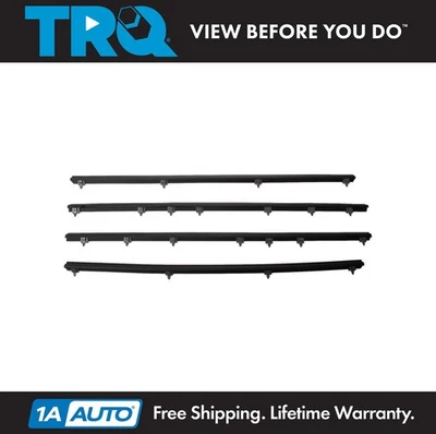 TRQ Door Window Belt Weatherstrip Kit Fits 1984-1989 Toyota 4Runner Pickup Foto 1 de 4