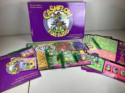 CASHFLOW Para KIDS Jogo de Tabuleiro COMPLETO Pai Rico Pai Pobre R. Kiyosaki Fluxo de Caixa 6+ - Imagem 1 de 4