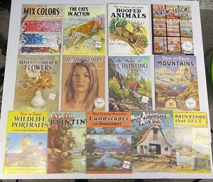 Lot of 13 Walter Foster Art Instruction Books – Oil, Acrylic, Drawing, Painting - Picture 1 of 24