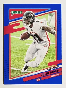2021 Donruss Press Proof Blue #233A Julio Jones (NM) - Picture 1 of 2
