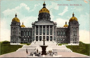 Postal CAPITOL Des Moines, Iowa IA c1908 - Imagen 1 de 2