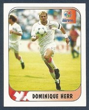 MERLIN-EURO 96 WITHDRAWN STICKER- #040-SWITZERLAND-DOMINIQUE HERR