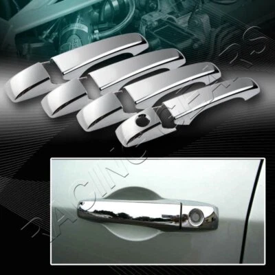 FOR CHRYSLER 300 DODGE AVENGER MAGNUM MIRROR CHROME DOOR HANDLE COVER CAPS TRIM - Image 1 of 2