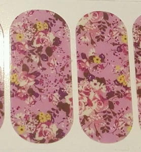 Jamberry ORCHID BOUQUET, 1/2 Sheet  - Picture 1 of 3