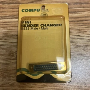25 Pin DB25 Male to Male Gender Changer Coupler Extender - Picture 1 of 5