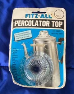 Vtg 1980 Tops Mfg. Co. Fitz-All Model No.249 Percolator Top - Picture 1 of 3