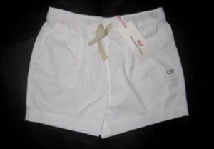 Vineyard Vines Girls' White Stretch Twill Shorts, Size XS (5-6), NWT - Picture 1 of 6