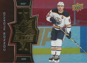 2020-21 UD SPx Finite Connor McDavid SF-12 Edmonton Oilers 083/299 Radiance - Picture 1 of 2