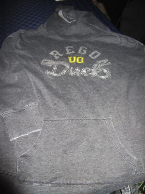 NWT UNIVERSITY OREGON DUCKS WOMENS FUNNEL NECK  SWEATSHIRT  GRAY 1X - Image 1 of 2