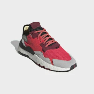 Adidas Originals Men's Red Grey Nite Jogger Running Shoes Size 11.5 us EE5883 - Picture 1 of 4