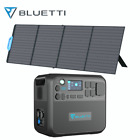 BLUETTI AC200MAX Portable Power Station 2048Wh Generator MPPT +120W Solar Panel