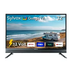 Sylvox 32'' Smart RV TV 12 Volt TV for RVs 1080P FHD RV Camper DC/AC Power 9-32V - Picture 1 of 13