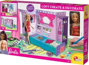 Barbie Loft Create & Decorate Set Build Cardboard loft/Bedroom & decorate New 4+ - Picture 1 of 7