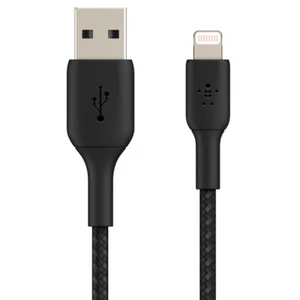 Belkin 15cm Lightning MFI-Certified USB-A Cable Data Charging for Apple iPhone B - Picture 1 of 2