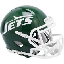 New York Jets 4 Throwback Riddell Speed Mini Helmet