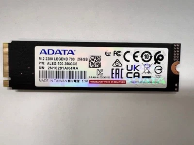 ADATA 256GB SSD M.2 2280 PCIe Gen3 x4 NVMe LEGEND 700 ALEG-700-256GCS Foto 1 de 2