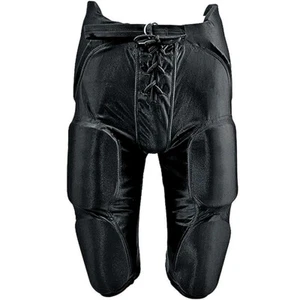 Used Martin Sports Youth Integrated Dazzle Football Pants-Black-Medium - Picture 1 of 2