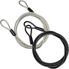 3X(100CM/3.3Ft Long Travel Security Cable Lock,Braided Steel Coated Safety3110