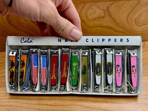 ✅ LOT OF 12 NEW VINTAGE CALA MULTIFUNCTIONAL NAIL CLIPPERS - MADE IN KOREA - Picture 1 of 7