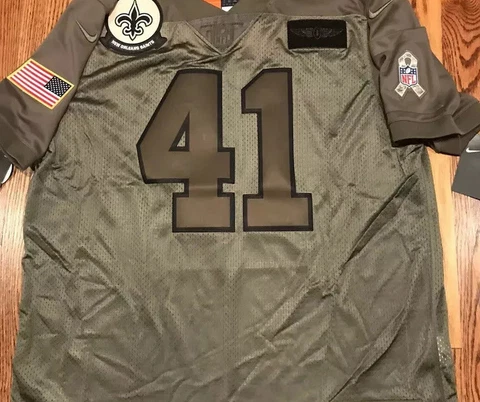 NIKE NFL SALUTE TO SERVICE NEW ORLEANS SAINTS ALVIN KAMARA FOOTBALL JERSEY -$170 Cover