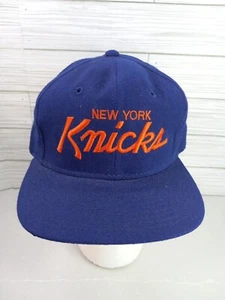 VINTAGE 80'S/90'S NEW YORK KNICKS THE PRO SNAPBACK HAT SPORTS SPECIALTIES YOUNGA - Picture 1 of 14