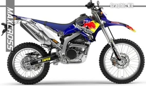 YAMAHA WR250R WR250X ALL YEARS MAXCROSS GRAPHICS KIT DECALS STICKERS FULL NHRR5 - Foto 1 di 2
