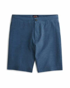 Faherty Shorts Mens 28 x 9 All Day Casual Chino Everyday Blue $98.00 NEW - Picture 1 of 7