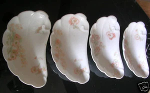 4 Antique Haviland Limoges Bone Dishes HF Vollmer & Co - Picture 1 of 3