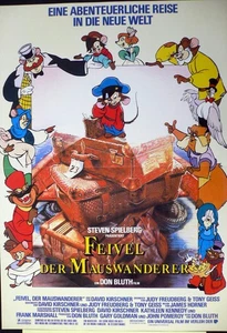 Feivel der Mauswanderer - Filmposter gefaltet A3 29x42 (1) - Picture 1 of 1