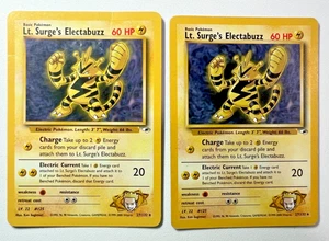 Pokemon Karten - Lt Surge's Electabuzz x2 - 27/132 Gym Heroes - Rare - WotC TCG - Bild 1 von 8