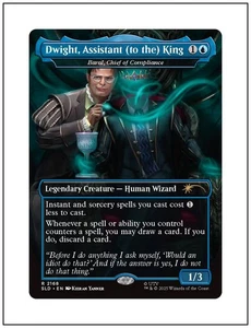 1x Dwight, Assistent (to the) King, Secret Lair 2168 Non-Foil, MTG NM - Bild 1 von 1