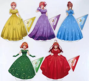 Movie The Quintessential Quintuplets 5-Piece Trading Acrylic Stand Set Used 10.6 - Picture 1 of 1