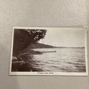 Postkarte Klinger Lake Michigan 1929 - Bild 1 von 9