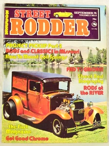 Street Rodder Magazine Sept 1974 Volume 3 No. 9 Vintage Bagged & Boarded Minty - Picture 1 of 3