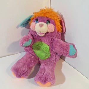 Vintage 1986 Pretty Bit Popples Pink And Purple Multicolor Stuffed Animal Plush - Picture 1 of 7