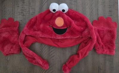 Sombrero y puños de muñeca Tickle Me Elmo para niños 2+ Plaza Sésamo Foto 1 de 4