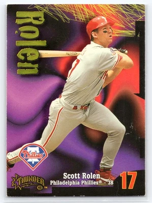 Circa Thunder #144 1998 Scott Rolen Philadelphia Phillies Foto 1 de 2