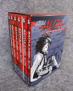 Battle Angel Alita Deluxe Hardcover Box Set (Kodansha, English) 6 Vol. + Prints - Picture 1 of 7