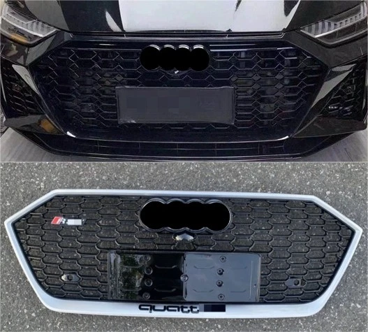 For Audi A7 S7 RS7 2019-2022 Front bumper Honeycomb mesh Grille grill - Image 1 of 4