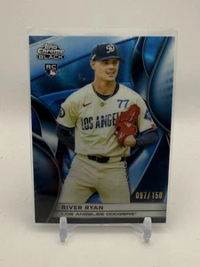 2025 Topps Chrome Black - River Ryan #118 Blue Refractor /150 (RC) - Bild 1 von 2