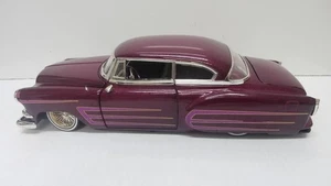 Long Beach Low Rider 1954 Chevrolet Bel Air 1:24 Purple Die Cast Model Car - Picture 1 of 10