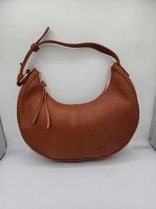 Bolso de hombro Portland Leather Goods marrón Nora Crescent  - Imagen 1 de 13