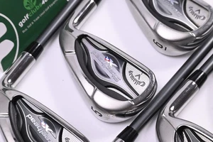 Callaway Steelhead XR Irons / 4-9i / Regular Flex Ozik Program F15 60 Shafts - Picture 1 of 7