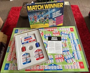 Vintage Match Winner Football Commentary Based Board Game Complete - Photo 1/7