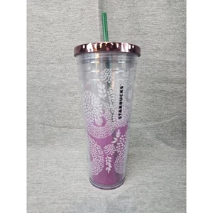Starbucks Coffee 2013 Dandelion Blossom Purple - Tumbler Cold Cup Venti 24 oz - Bild 1 von 5