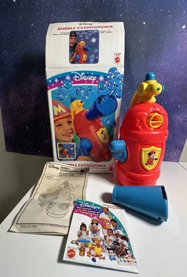 Brinquedo extintor de bolhas hidrante Disney Mickey Mouse vintage 1992 Mattel - Imagem 1 de 4