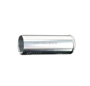 26.8mm Seat post to 25.4mm Seat Tube Shim Adapter 80mm Silver ADJUST seatpost - Picture 1 of 2