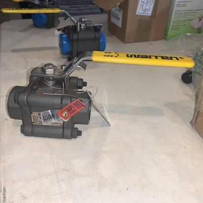 Warren 1"  On/Off Ball Valve 356FRG 1in 2000 WCB WOG Stainless Steel - Image 1 of 4